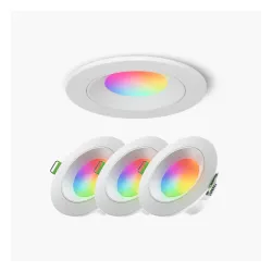 Oświetlenie punktowe Nanoleaf ICNF080D024W3 Matter 4szt