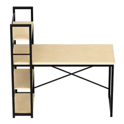 Biurko gamingowe MARK ADLER Leader 4.0 Brązowo-czarny