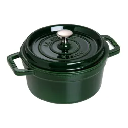 STAUB La Cocotte 1,7 l zielony - garnek żeliwny z pokrywką