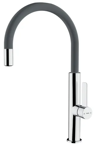 Bateria Teka FOT 995 Chrom/Kamienny szary Mosiądz/Chrom