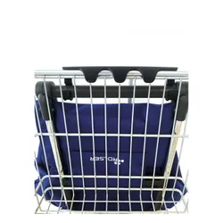 Coș de cumpărături Rolser I-MAX TWEED Folding-green