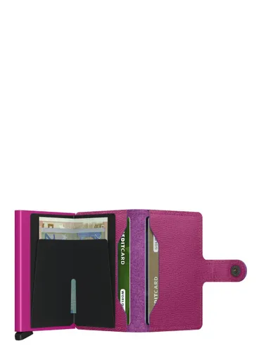 Kompaktowy portfel z RFID Secrid Miniwallet Crisple - fuchsia