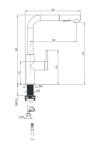 Bateria DEANTE Momi BKM N73M Nero