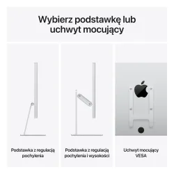 Monitor Apple Studio Display 2026 MFEY4RC/A 27" 5K 60Hz Szkło standardowe Uchwyt mocujący VESA Bez podstawy
