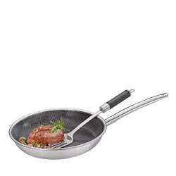 SPRING VULCANO CUT RESIST PURE – patelnia z powłoką nieprzywierającą śred. 24 cm stal nierdzewna 18/0