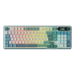 Klawiatura mechaniczna Royal Kludge RK-S98 Light Cloud Brown Switch Biało-Błękitny