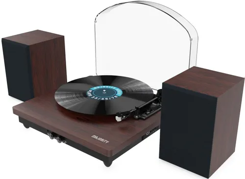 Gramofon MAJORITY Moto Plus Orzech