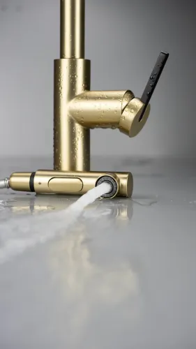 Bateria DEANTE Momi BKM R73M Złoty szczotkowany