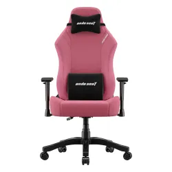 Fotel Anda Seat Luna L Pink Fabric Gamingowy do 100kg Tkanina Różowy