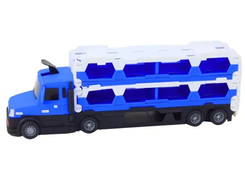 Laweta Lora Z Pojazdami Policji Tor Samochodowy 211Cm 2W1 Dźwięki Znaki