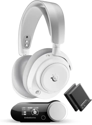 Słuchawki bezprzewodowe z mikrofonem SteelSeries Arctis Nova Pro Omni Nauszne Biały
