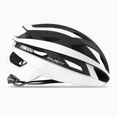 Kask rowerowy Rudy Project Rebel carbon white matte