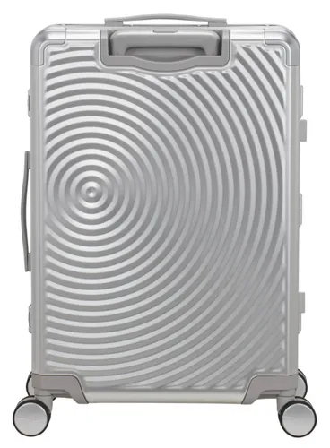Walizka średnia American Tourister Soundbox Alu - silver