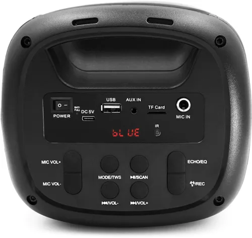 Głośnik mobilny SQUEAK Beatflow Radio FM Czarny