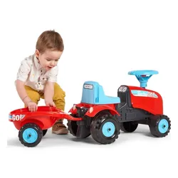 Falk Jeździk Traktor Go! Z Przyczepą Czerwony 1-3 Lat