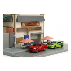 Zestaw pojazdów JADA TOYS Szybcy i wściekli Nano Scene Kawiarnia Toretto 9334914314R00