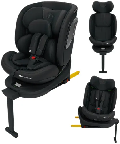 Автокресло KinderKraft I-360 2 Plus 40-150 cm 0-36 kg czarny