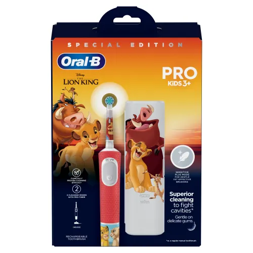 Szczoteczka elektryczna dla dzieci Oral-B Pro Kids Król Lew