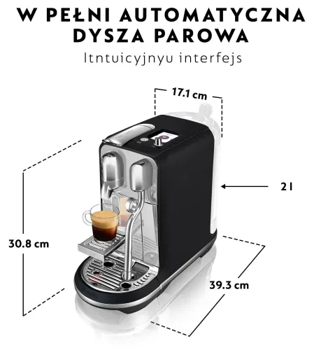 Капсульная кофемашина Sage Nespresso Creatista Plus SNE800BTR