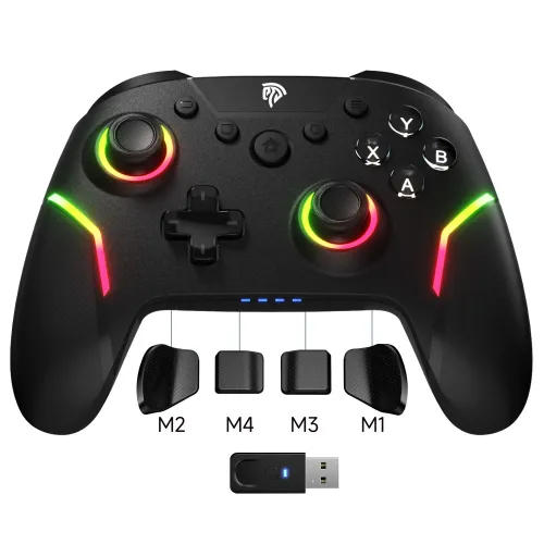 Pad EasySMX X20 do Nintendo Switch, PC Bezprzewodowy Czarny
