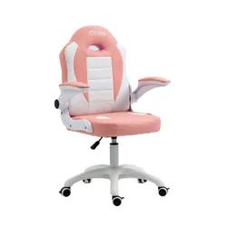 Fotel COBRA Junior Pro Różowo-biały