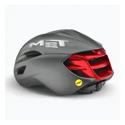 Kask rowerowy MET Manta MIPS dark slate/red matt