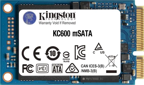 Kingston KC600 512 GB mSATA SATA III SSD (SKC600MS/512G)