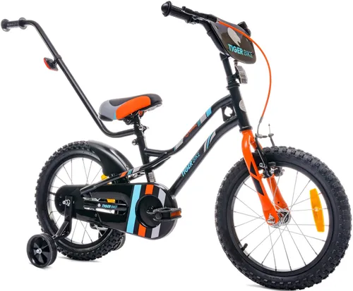 Rower dziecięcy SUN BABY Tiger Bike 16 cali dla chłopca Czarny