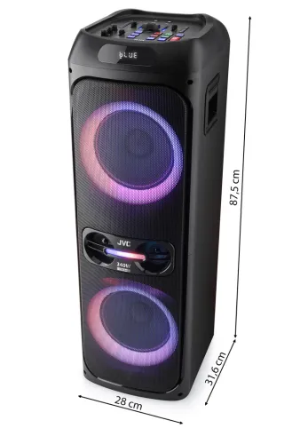 Power Audio JVC XS-EP624B 240W Bluetooth Czarny