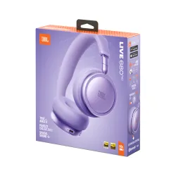 Słuchawki bezprzewodowe JBL Live 680NC Nauszne Bluetooth 6.0 Fioletowy