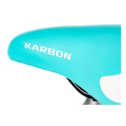 Rower dziecięcy KARBON Kitty 20 cali dla dziewczynki Turkusowo-biały
