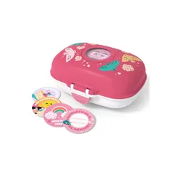 Lunchbox dziecięcy Monbento MB Gram - pink / birds