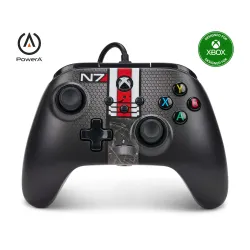 Pad PowerA Enhanced Mass Effect N7 do Xbox Series X/S, Xbox One, PC Przewodowy