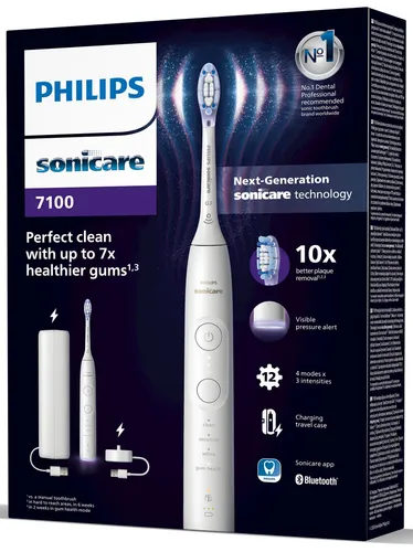 Szczoteczka soniczna PHILIPS Sonicare 7100 HX7420/01 Biały