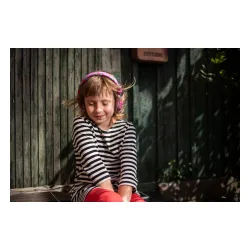 Słuchawki bezprzewodowe GoGEN HBTM 32P Nauszne Bluetooth 4.2 Dla dzieci Różowy