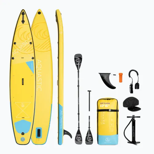 Туристическая доска SUP AQUASTIC 12'6" желтая