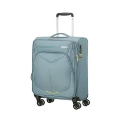 American Tourister walizka kabinowa poszerzana Summerfunk - metal grey