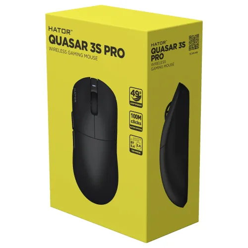 Myszka gamingowa Hator Quasar 3S Pro Wireless Czarny