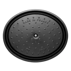 STAUB LA COCOTTE Garnek żeliwny owalny 600 ml, grafitowy