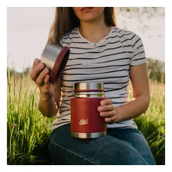 Termos na żywność Esbit Sculptor Stainless Steel Food Jug 500 ml burgundy
