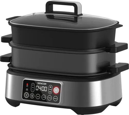 Wolnowar Sencor SPR 6300BK 1360W 6l Kosz do gotowania na parze