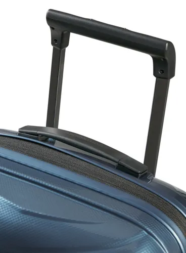 Маленький расширяемый чемодан Samsonite Attrix 55 см (23/26 см) - steel blue