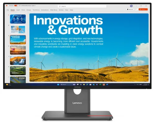Monitor LENOVO ThinkVision P24QD-40 23.8" 2560x1440px IPS 4 ms [GTG]