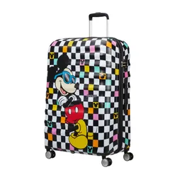 Чемодан большой American Tourister Wavebreaker Disney-Микки чек