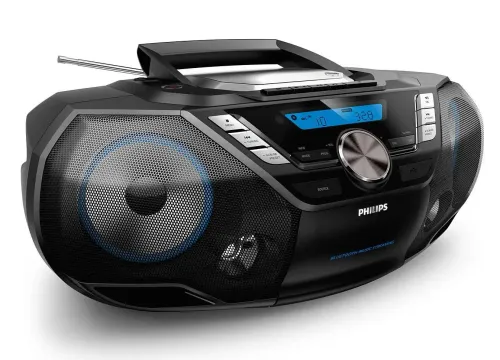 Radiomagnetofon Philips AZB798T/12 Bluetooth Czarny