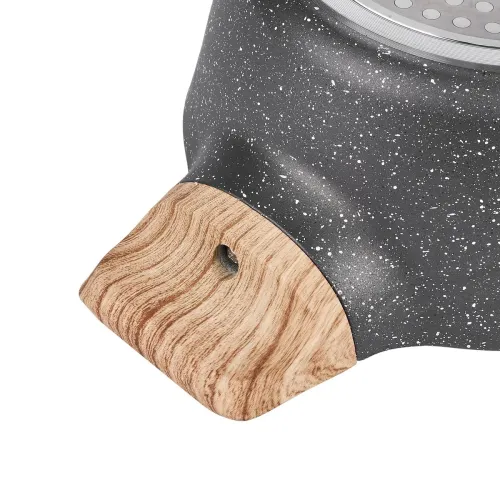 Garnek granitowy typu stone z pokrywką Konighoffer Fegato 2,2 l