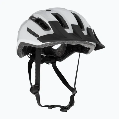 Kask rowerowy MET Downtown white glossy