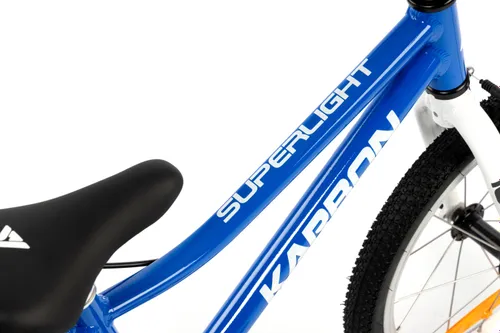 Rower dziecięcy KARBON Superlight Automatic 16 cali dla chłopca Niebieski