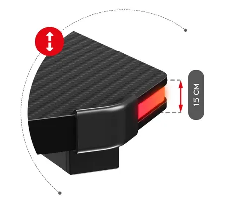 Biurko gamingowe HUZARO Hero 4.8 RGB Czarny