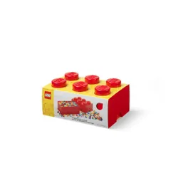Lego Classic 40000800 Pojemnik klocek Lego Brick 6 - Czerwony